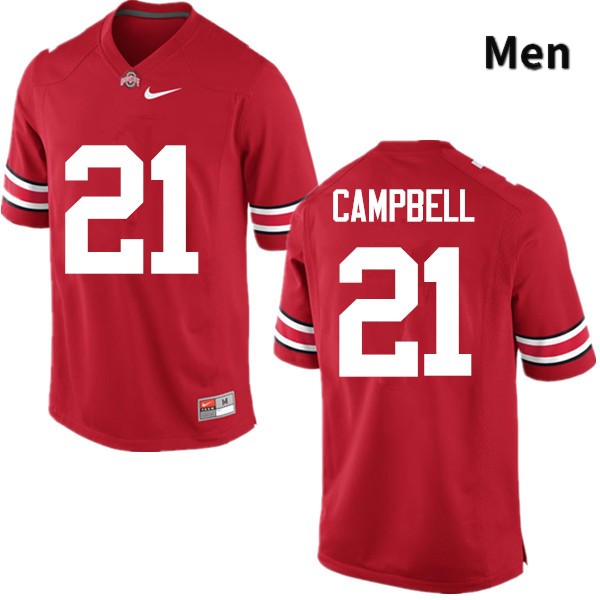 Ohio State Buckeyes Parris Campbell Men's #21 Red Game Stitched College Football Jersey